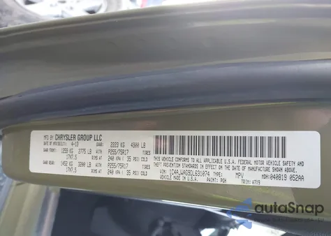 2013 Jeep Wrangler Sport from USA, damaged, VIN 1C4AJWAG9DL631074